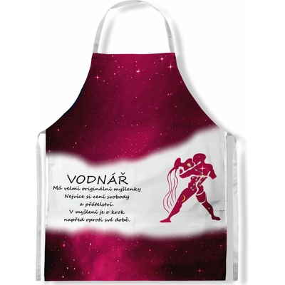 Impar Zástěra Vodnář 21.1. - 20.2. - červená