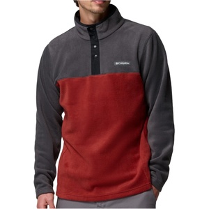 Columbia Мъжки поларен пуловер Columbia Steens Mountain Half Snap II Fleece jumper - Red Oxide / Shark - размер XXL (005-5321-1015)
