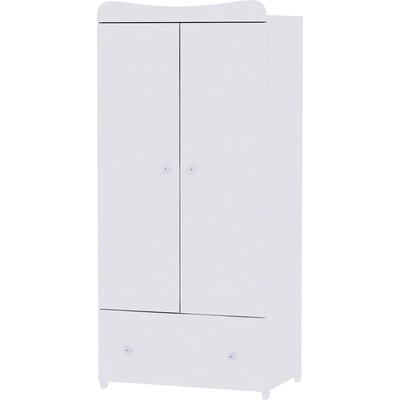 Lorelli Детски двукрилен гардероб Lorelli - EXCLUSIVE, бял (10170120024)