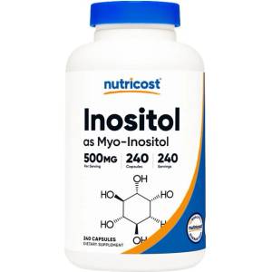 Nutricost Inositol 500 mg [240 капсули]