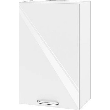 ИРИМ Горен кухненски шкаф Сити БФ-Бяло гланц-05-6 45 см