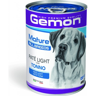 Gemon Mature Light paté pro psy tuňák 400 g