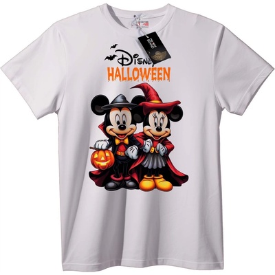 NOONEBRAND Тениска Disney Halloween Mickey & Minnie - XS, Black