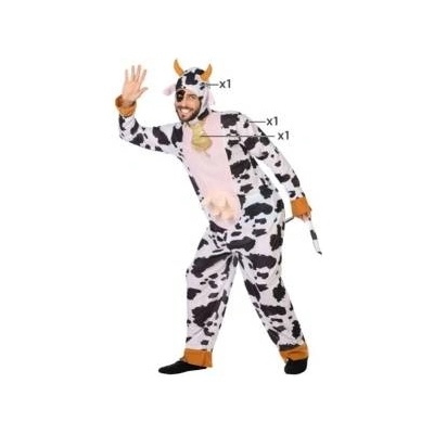 BigBuy Carnival Маскировъчен костюм за възрастни Крава Размер xxl