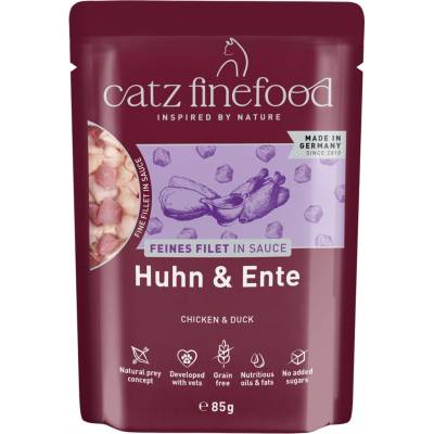 catz finefood jemné filety kuřecí a kachní 32 x 85 g