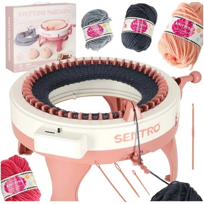 KIK KX3539 Dětský pletací stroj - 48 jehel + 4 příze – Sleviste.cz