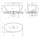 Omnires Shell M+ 148x75 cm SHELL148WWBLV