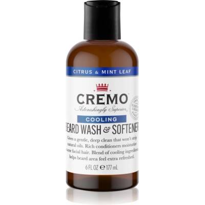 Cremo 2 in 1 Beard Wash & Softener шампоан за брада за мъже Citrus & Mint Leaf 177ml
