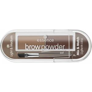 essence Eyebrow Stylist Set + Stencils - Комплект за вежди