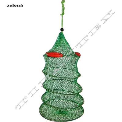 TFT Rybárska sieťka na prechovávanie rýb 50x115cm 5 kruhov s plavákom