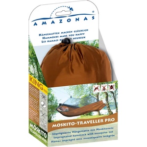 AMAZONAS Хамак Amazonas Moskito-Traveller Pro Hammock - Brown - размер 220 x 140 cm (902-0036-0111)