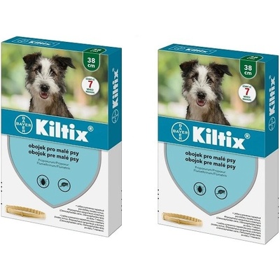 Kiltix antiparazitní obojek 2 ks 38 cm