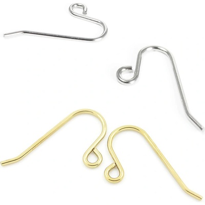 Háčky 22x11mm náušnicové 316L - 1Ks+B - Nerez SL / 100Ks – Zboží Mobilmania