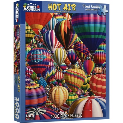 White Mountain Пъзел White Mountain от 1000 части - Цветни балони (331pz)