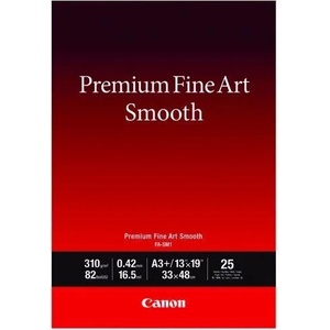 Canon Fine Art Smooth Premium 1711C014, 310 g/m2, A3+, 25 бр. , матова, мастиленоструйна, бяла, фотохартия (1711C014)