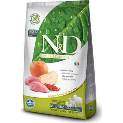 N&D Grain Free DOG Adult Boar & Apple 0,8 kg