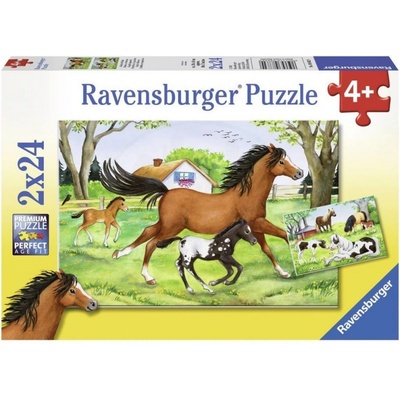 Ravensburger Svět koní 2 x 24 dielov