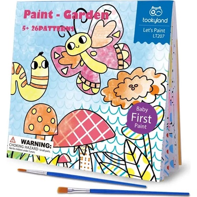Tookyland Maľovanie vodou Záhrada 24 maľovaniek