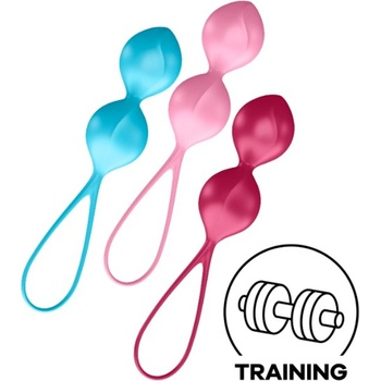 Satisfyer Strengthening V Balls Double set 3 ks farebné