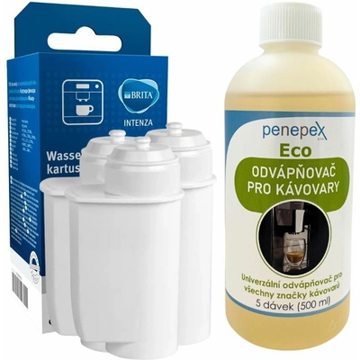 Siemens Brita Intenza 17000705 3 ks + Penepex Eco univerzálny odvápňovač 500 ml