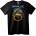 NOONEBRAND Тениска Мегалит Череп със Земя - 2XL, Black