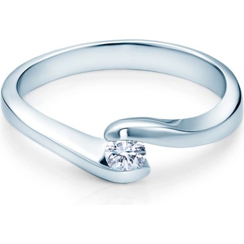 SAVICKI Годежен пръстен savicki: бяло злато, диамант