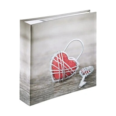 Hama album memo RUSTICO METAL HEART 10x15/200, popisové pole