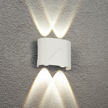 Brilagi - LED външно стенно осветително тяло FLAREBOX LED/4W/230V бяло IP65 (BG2257)