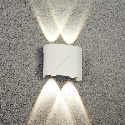 Brilagi - LED външно стенно осветително тяло FLAREBOX LED/4W/230V бяло IP65 (BG2257)