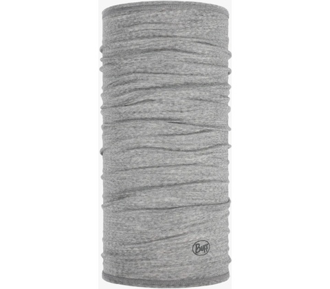 Buff merino wool lightweight solid light grey