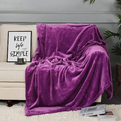 ОДЕЯЛО МИКРОФИБЪР ХИТ 200x210см ЛИЛА (OD9010_200/210)