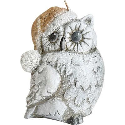 Ceramicus SOVA S ČEPICÍ vánoční 6x13cm
