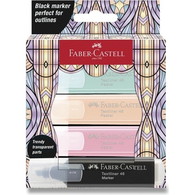 Faber-Castelle 254694 Glassy Pastel 4 barvy