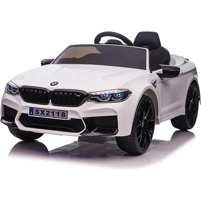 ROLLZONE BMW M5 24V - Детска акумулаторна кола, Бяла, EVA гуми (SX2118-white)