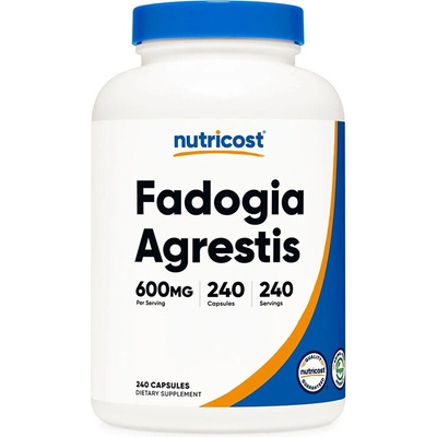 Nutricost Мъжка потентност - Фадогия Агрестис (Fadogia Agrestis), 600 mg x 240 капсули (67867 (544101) NC)