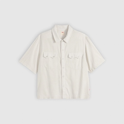 Levi's Ss Boxy Western Criss Cross - White