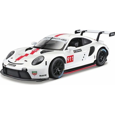 Bburago RACE Porsche 911 RSR biela 1:24