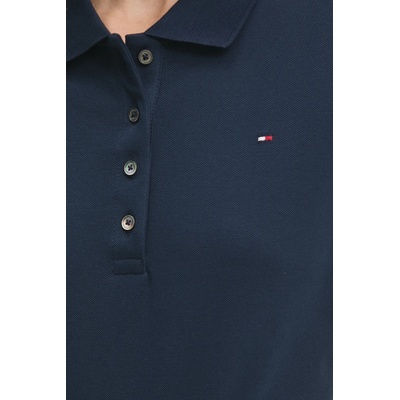 Tommy Hilfiger тениска с яка дамска с памук (WW0WW43224)