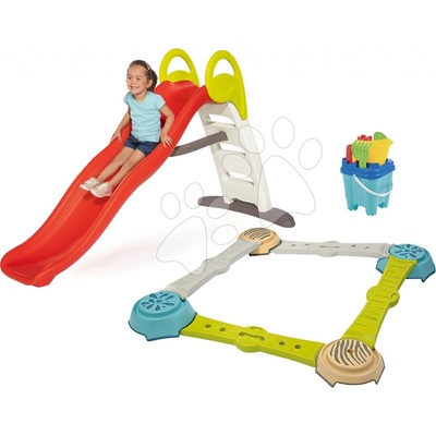 Smoby šmykľavka Toboggan Funny a vedro Macko Pu