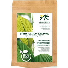 Krupa Kratom Stonky a žilky Kratomu premium Nano prášek 50 g