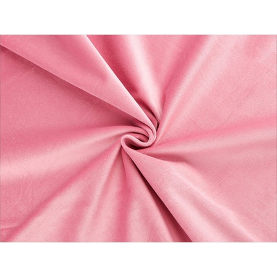 Prima-obchod Samet / velvet hladký šíře 280 cm, barva 10 (245 g/m²) starorůžová