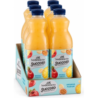 San Benedetto ovocný nápoj Succoso Ananas Fusion 6 x 1,5 l