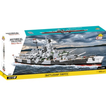 Cobi 4839 II WW Battleship Tirpitz, 1:300, 2880 k