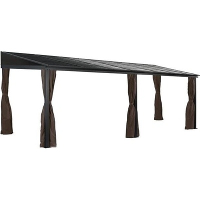 Sojag Portland nástěnná pergola 10x16 288x488x240 cm antracit