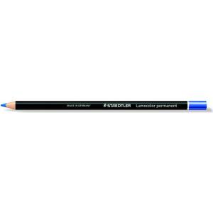 STAEDTLER Молив за маркиране, универсален, водоустойчив (глазоцветен), STAEDTLER "Lumocolor 108 20", син 108 20-3 (108 20-3)