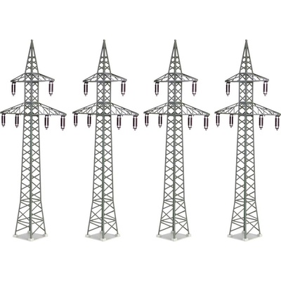 Kibri H0 Elektrické sloupy 4 kusy 38533