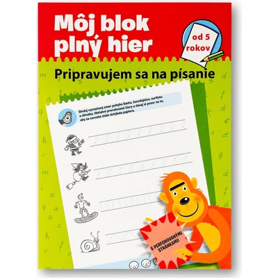 Môj blok plný hier od 5 rokov Pripravujem sa na písanie - Svojtka&Co.