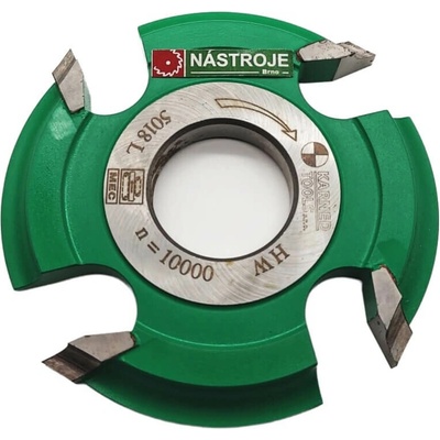 KARNED TOOLS Fréza rádiusová čtvrtkruhová vydutá SK 5018 118x15x30-R08 levá