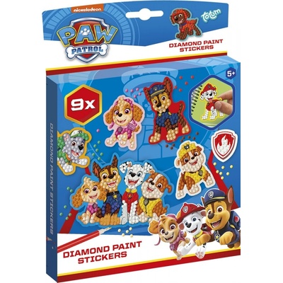 Totum Творчески комплект диамантени стикери Totum Paw Patrol - 9 броя (T721203)