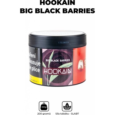 Hookain Big Black Barries 200 g – Zboží Dáma